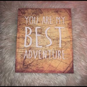 You Are My Best Adventure canvas